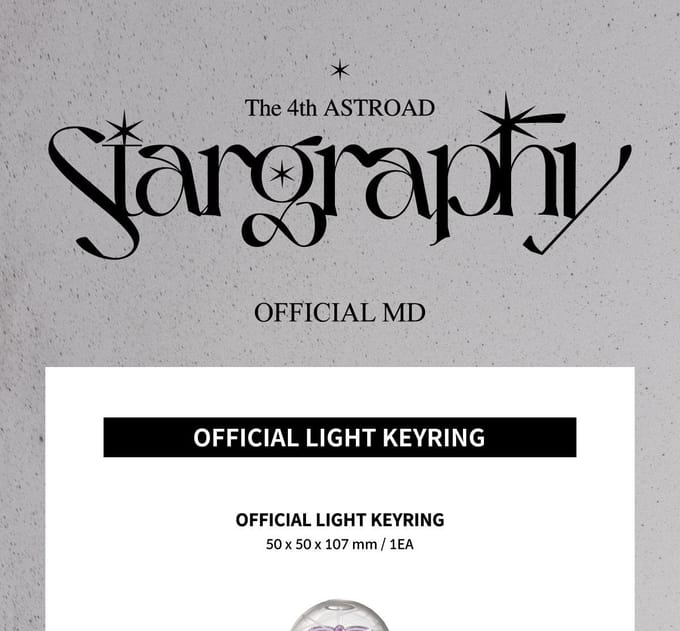 ASTRO - OFFICIELE LICHT SLEUTELHANGER LIGHT KEYRING white