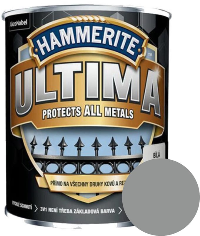 Hammerite ULTIMA 0,75, grijs mat