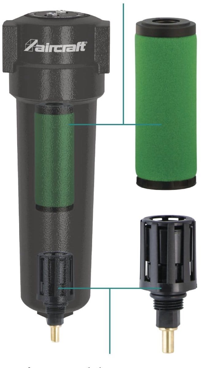 Microfilter tot 0,1 µm / 0,1 mg/cm³ Aircraft ASF0078