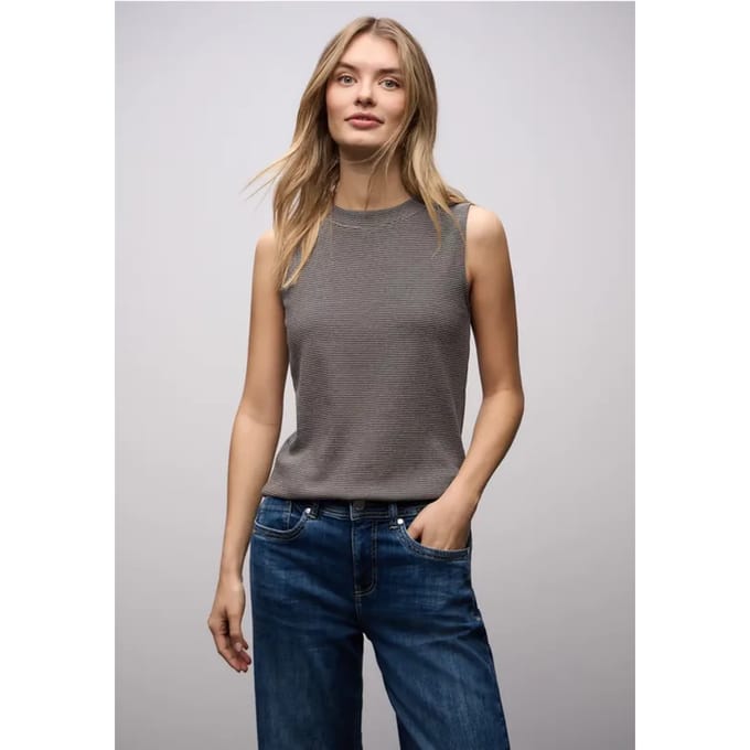 Gestreepte basic top