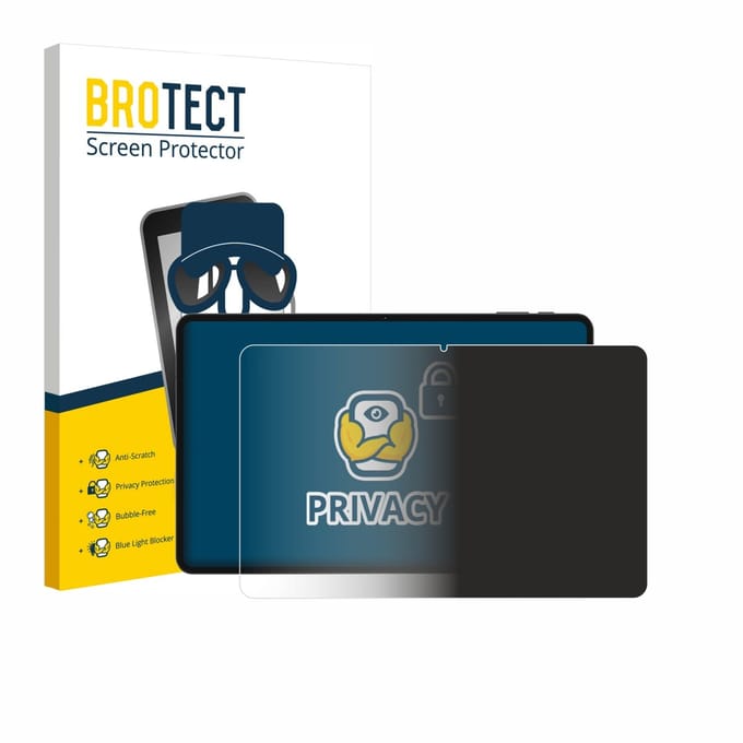 BROTECT - privacy screenprotector voor Teclast T60 Pro - Folie Beschermfolie Blauwlichtfilter