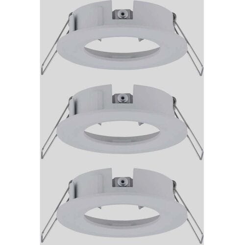 Inbouwlamp Choose Basisset star IP44 rond 78 mm max. 3x10W 230V dimbaar Wit mat