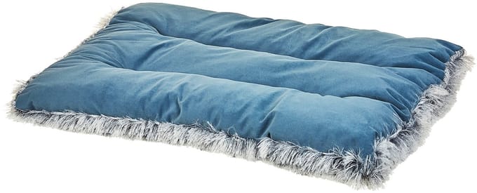 ERGANI - Dierenbed - Blauw - Fluweel