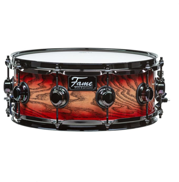 Fame Fortress Snare 14"x5,5" Red Burst - Snare drum