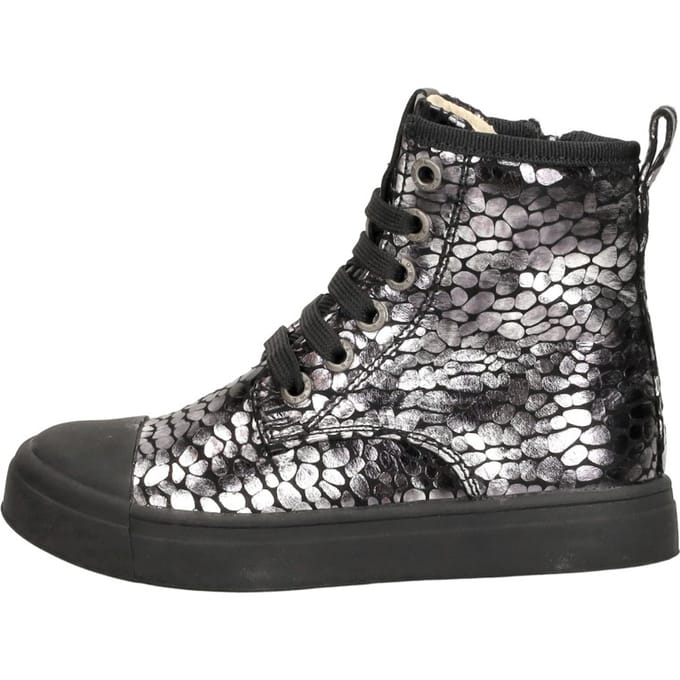 Bikerboots | Meisjes | Old Silver | Leer | Shoesme | Maat 26
