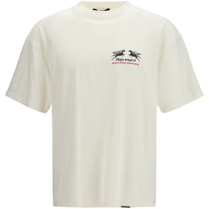 Represent Witte Katoenen T-Shirt