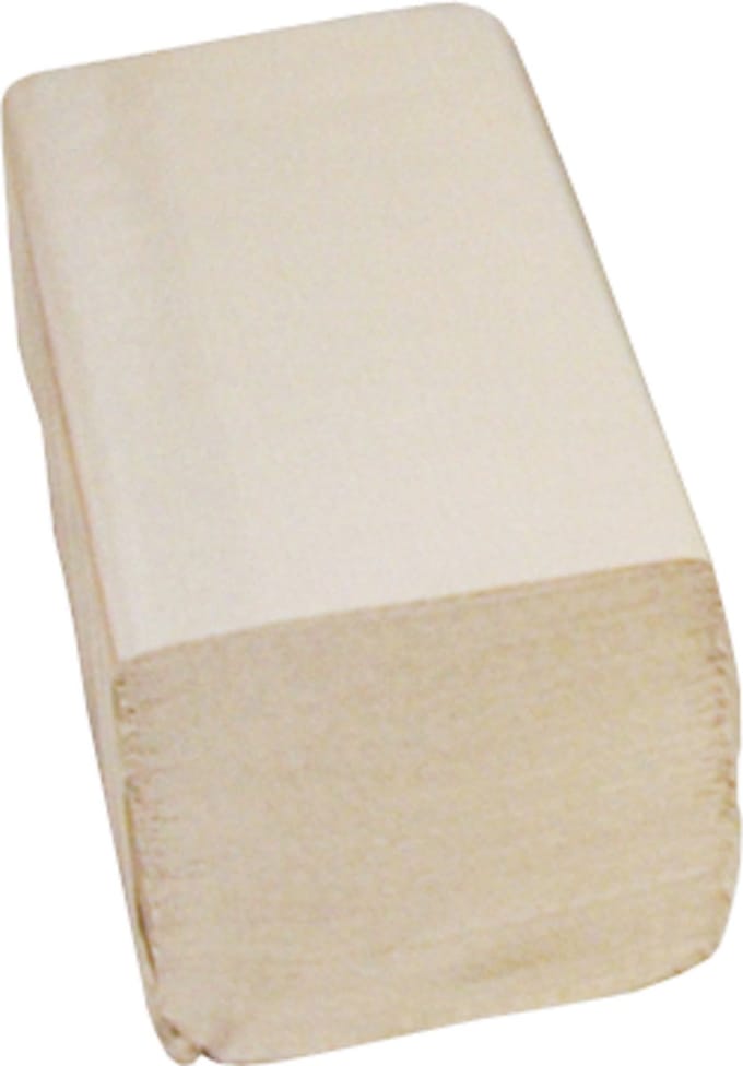 Qleaniq® Handdoek, ZZ-vouw, Papier, 23cm, 25cm, wit