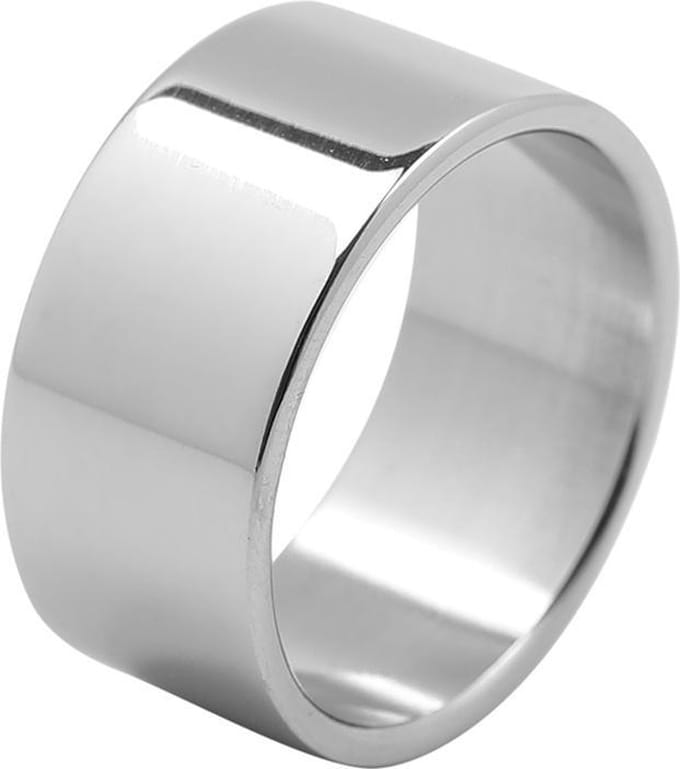 Banoch - Glansring Thin ∅ 28 mm - brede dunne metalen eikelring - cockring | penisring