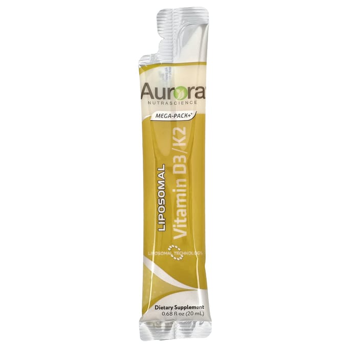 Liposomale Vitamine D3/K2, 32 Zakjes, 20 ml (0,68 fl oz) Elk