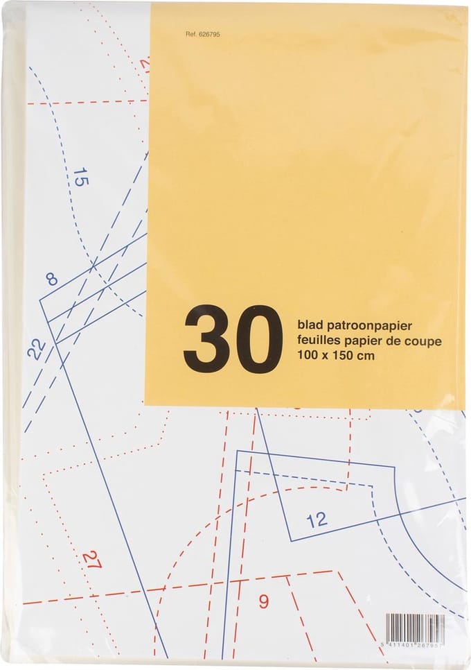 Patroonpapier | ft 100 x 150 cm | pak van 30 vel