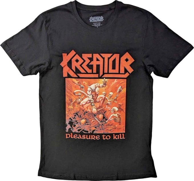 Kreator - Pleasure To Kill Heren T-shirt - M - Zwart