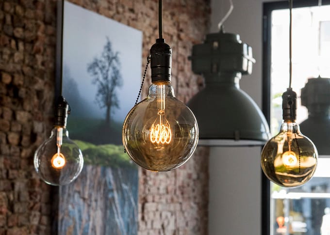 Bailey Spiraled Leslie G125 LED Filament Globe 3.2W Goud - 145017