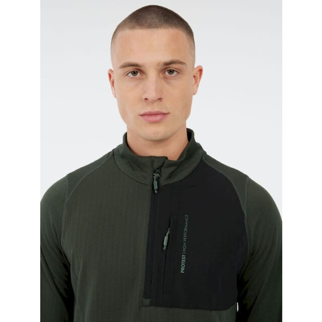 Protest catcher 1/4 zip active top skipully met rits heren -