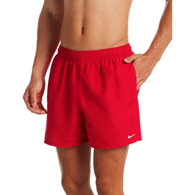 Nike Heren geborduurd logo zwembroek Regular (Universiteitsrood)