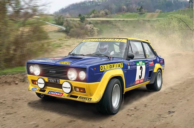 Italeri Modelbouwpakket Auto - 3667 Fiat 131 Abarth Rally - Olio Fiat Plastic - 1:24 - Modelbouw