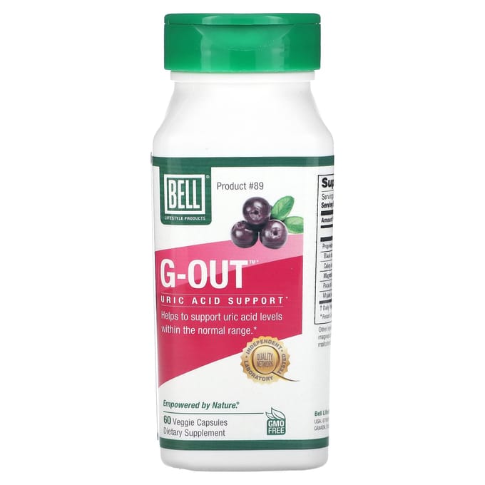 G-Out, Urinezuur Controle, 60 Veggie Capsules
