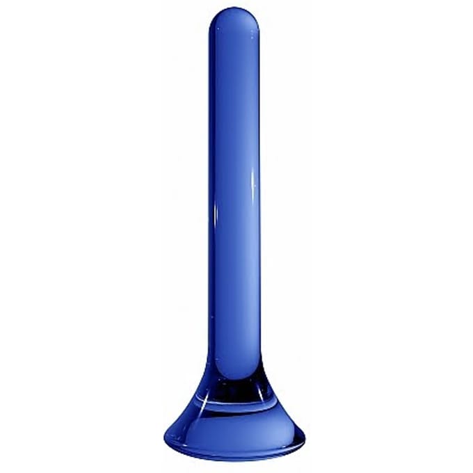 Chrystalino Tower Blue - Glazen Dildo Blauw
