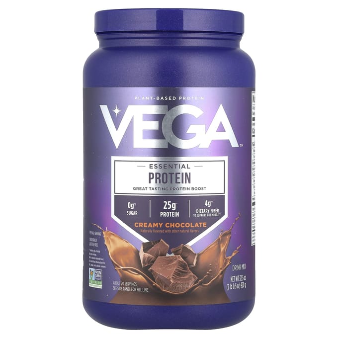 Vega, Protéine Originale Végétale, Chocolat Crémeux, 2 lb 0,5 oz (920 g)