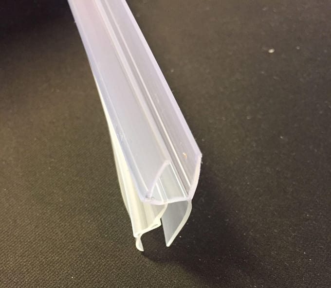 Xellanz rubber strip 8mm (1 st.) tbv onderzijde deur 90cm