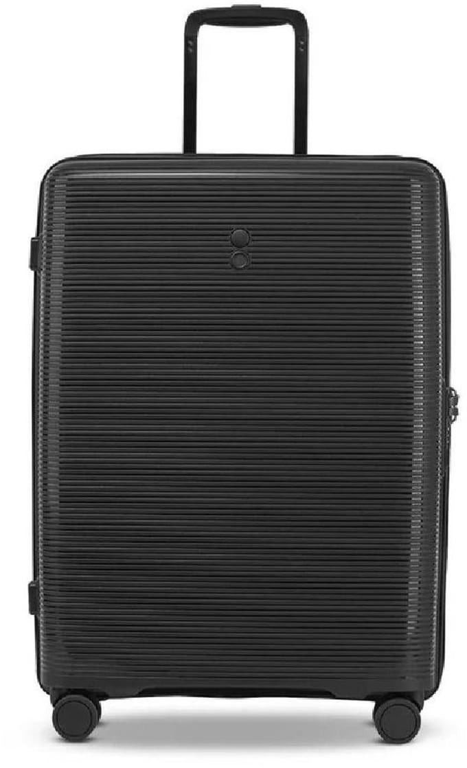 Echolac Forza Koffer 4-Wiel Expandable 65cm Zwart - Harde koffers