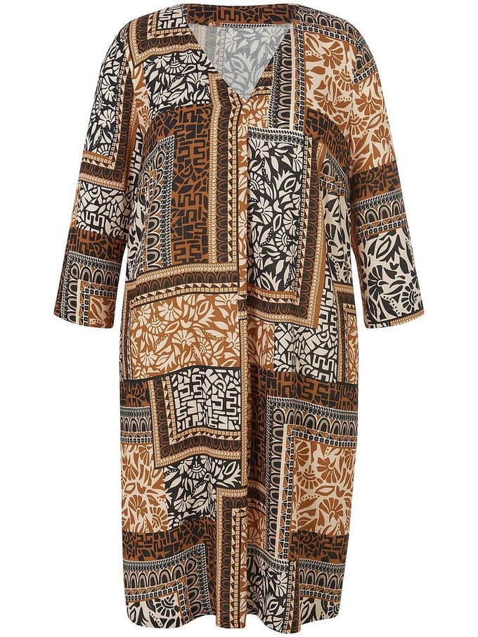 Jurk V-hals Van Emilia Lay multicolour