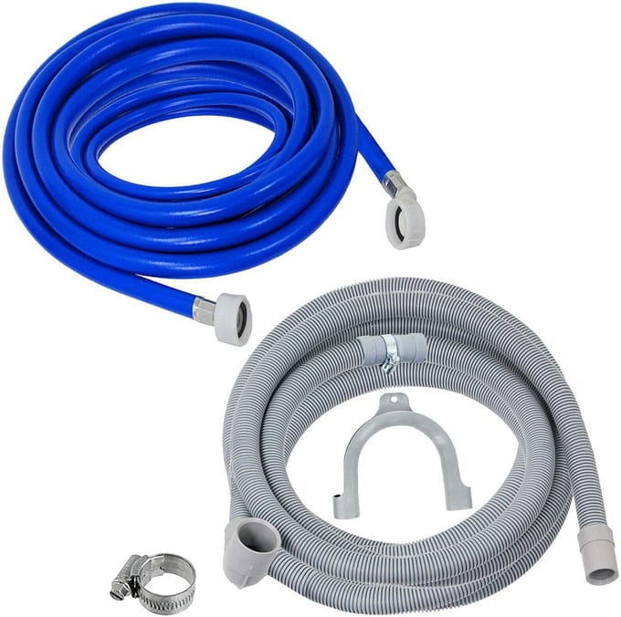 Universele Vul- en Afvoerslang Set (Extra Lang 5 Meter) voor Wasmachine en Vaatwasser