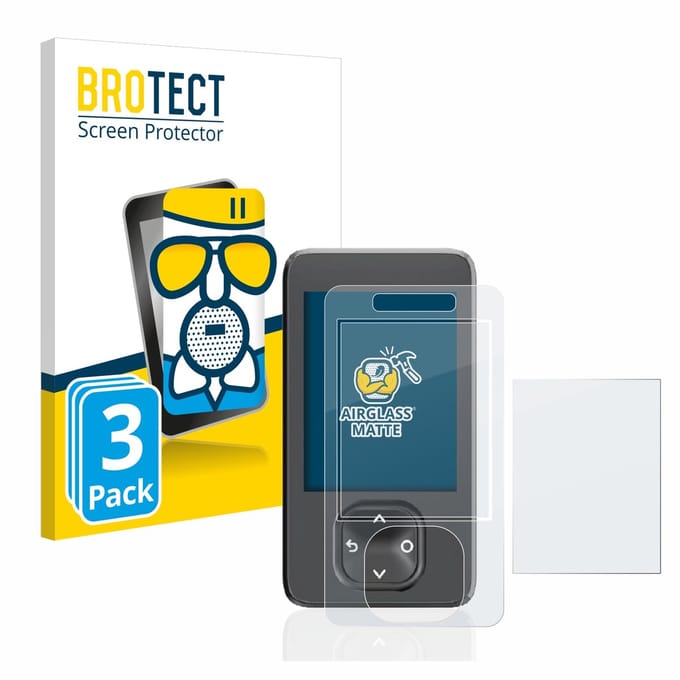 BROTECT - Screenprotector voor Dexcom G7 CGM - Folie Beschermfolie Beschermglas matte 3 Stuks