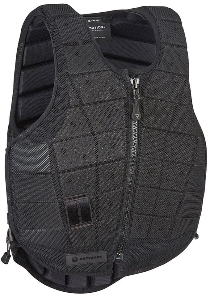 RACESAFE MOTION3 BODYPROTECTOR ADULT Zwart