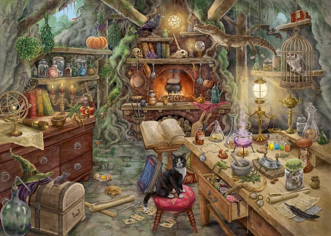 Ravensburger puzzel EXIT Hexenküche 759 stukjes escape room spel.