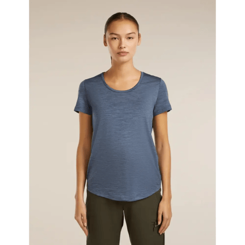 Icebreaker W Mer 125 Cool-Lite Sphere III SS Scoop - - Outdoor Kleding - Fleeces en Truien - T-Shirt