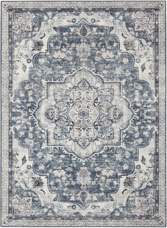 MAZAZU - Tapijt - Antislip - Wasbaar - Grijs - 120x170