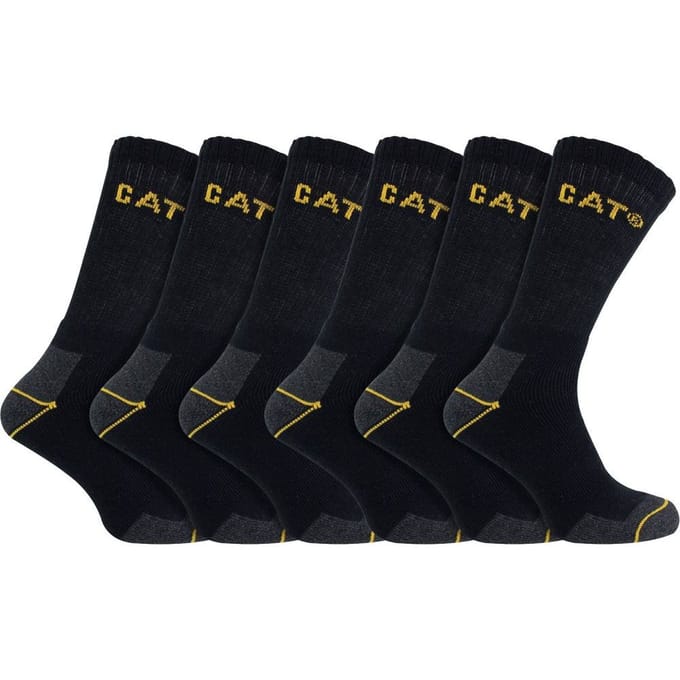 6-Pack Unisex Zware Werk Sokken voor Stalen Neus Bottinen