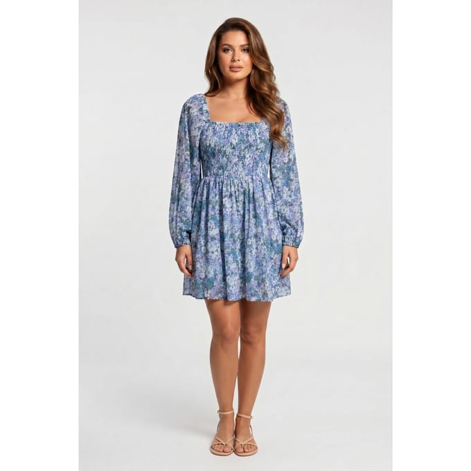 & Other Stories Aletta Dress Speed Blue Größe: 36 | Minikleider Outlet | Damen | Blau