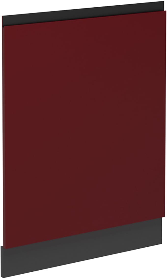 Vicco R-Line Vaatwasserfrontpaneel – 60 cm zonder werkblad Rood