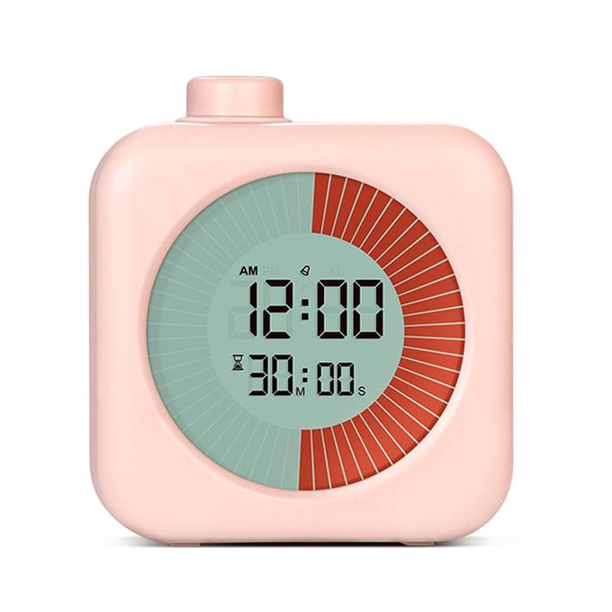 Digitale productiviteitstimer Visuele aftelling Omhoog-omlaagfunctie Wekker Snooze-instelling Geluidsherinnering