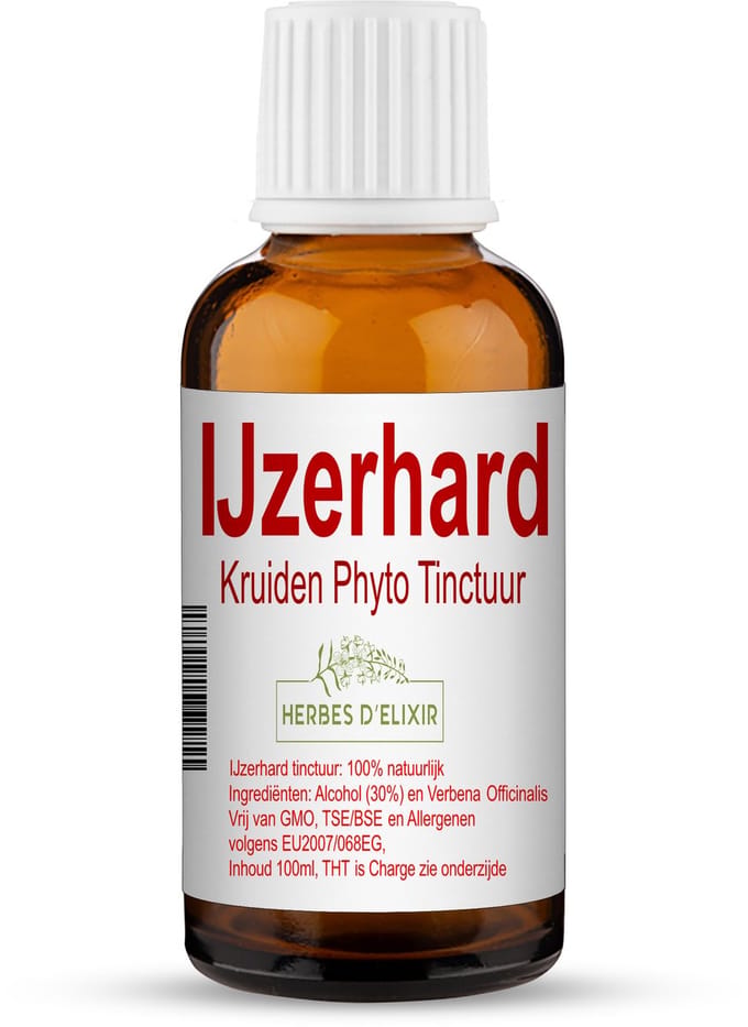 Herbes D’elixir - IJzerhard Phyto Tinctuur - 100% Natuurlijk - Verbena officinalis - 100 ml