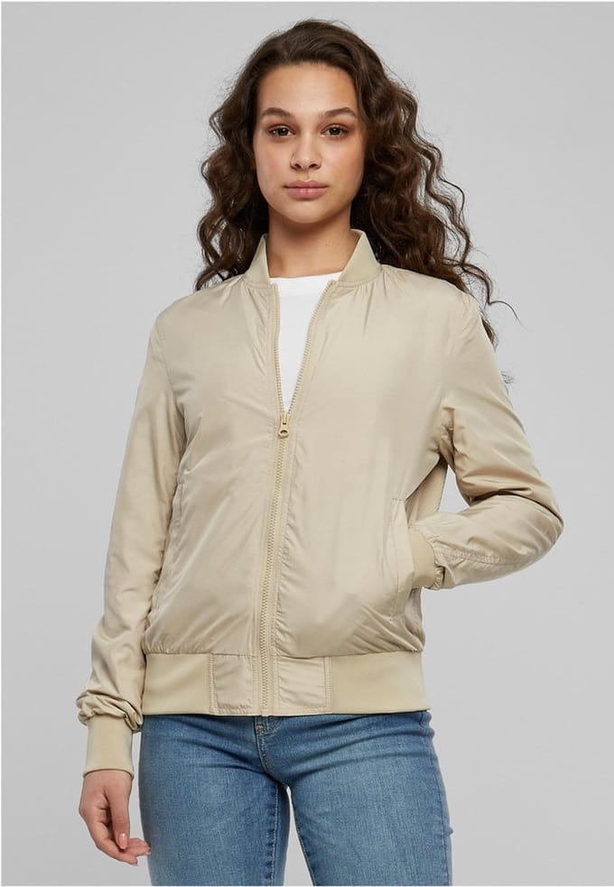 Urban Classics - Light Bomber jacket - XL - Creme