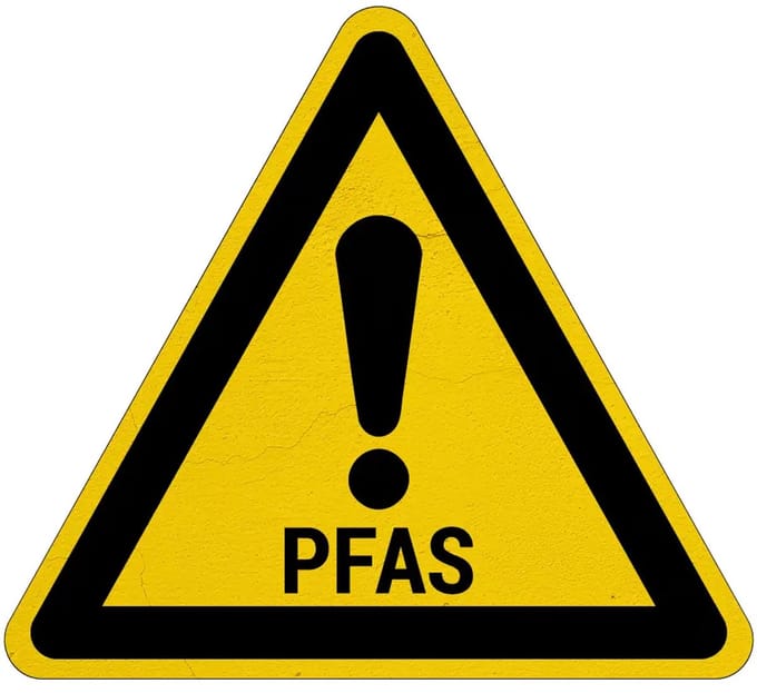 PFAS waarschuwingsbord | Sign Again materiaal | 40 cm
