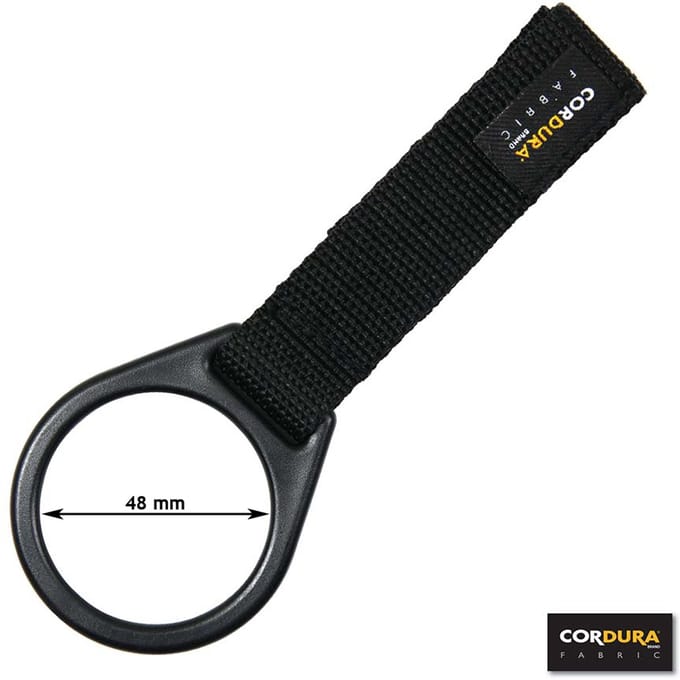 101inc D-cell zaklamp ring cordura zwart