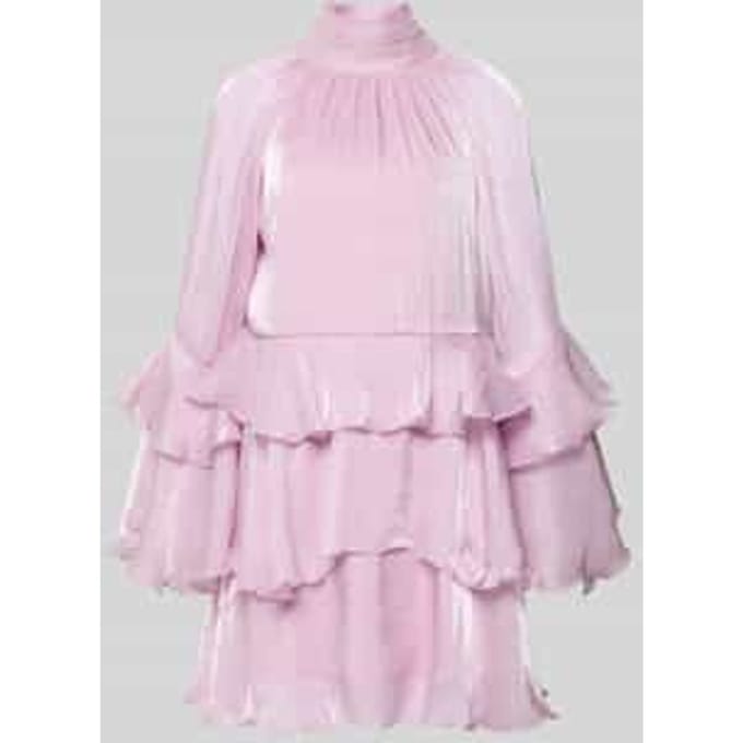 mini-jurk in laagjeslook model 'Flowy frill'