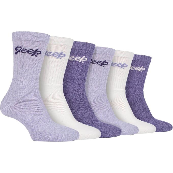 Dames 6-Pack Wandelsokken | Katoenen Sokken voor Buitenactiviteiten