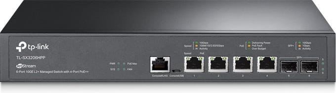 TP-LINK SX3206HPP JetStream TL-SX3206HPP V1 Managed Netwerk Switch 4 poorten 1200 MBit/s
