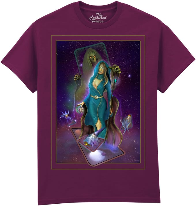 Tarot Magic The Coloured House T-shirt M