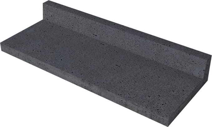 L-element gewapend antraciet 100 x 40 x 15 cm prijs per stuk Gardenlux