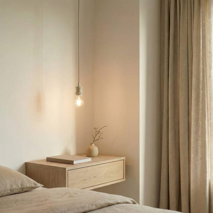 Lindby - hanglamp - 1licht - Aluminium, staal - H: 6.5 cm - E27 - beige