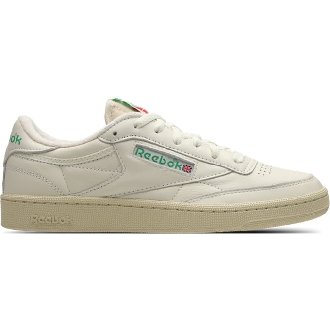Reebok Club C Sneakers Heren - Wit - Maat 44.5 - Leer, Synthetisch