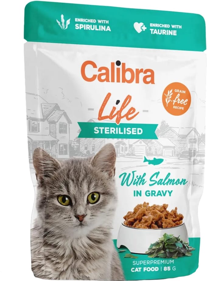Calibra Cat Life Sterilised Multipack Natvoer - 12 x 85 gram