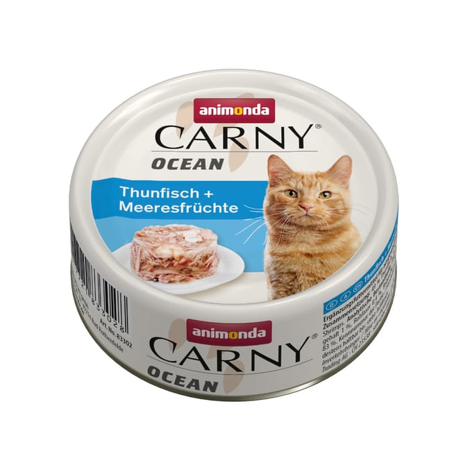 animonda Carny Ocean 12 x 80 g Kattenvoer - Tonijn + zeevruchten