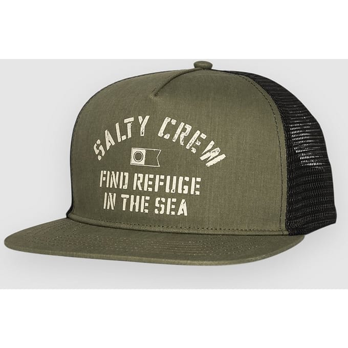 Salty Crew Good Times Trucker Pet Groen Man,Vrouw
