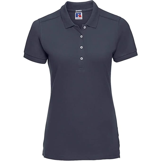 Damespolo Russell Athletic Fitted Stretch